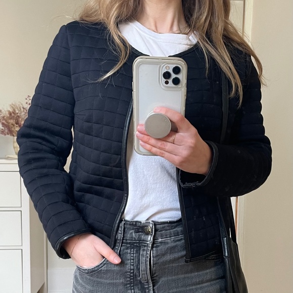 Club Monaco Quilted Bomber Jacket - Picture 6 of 7